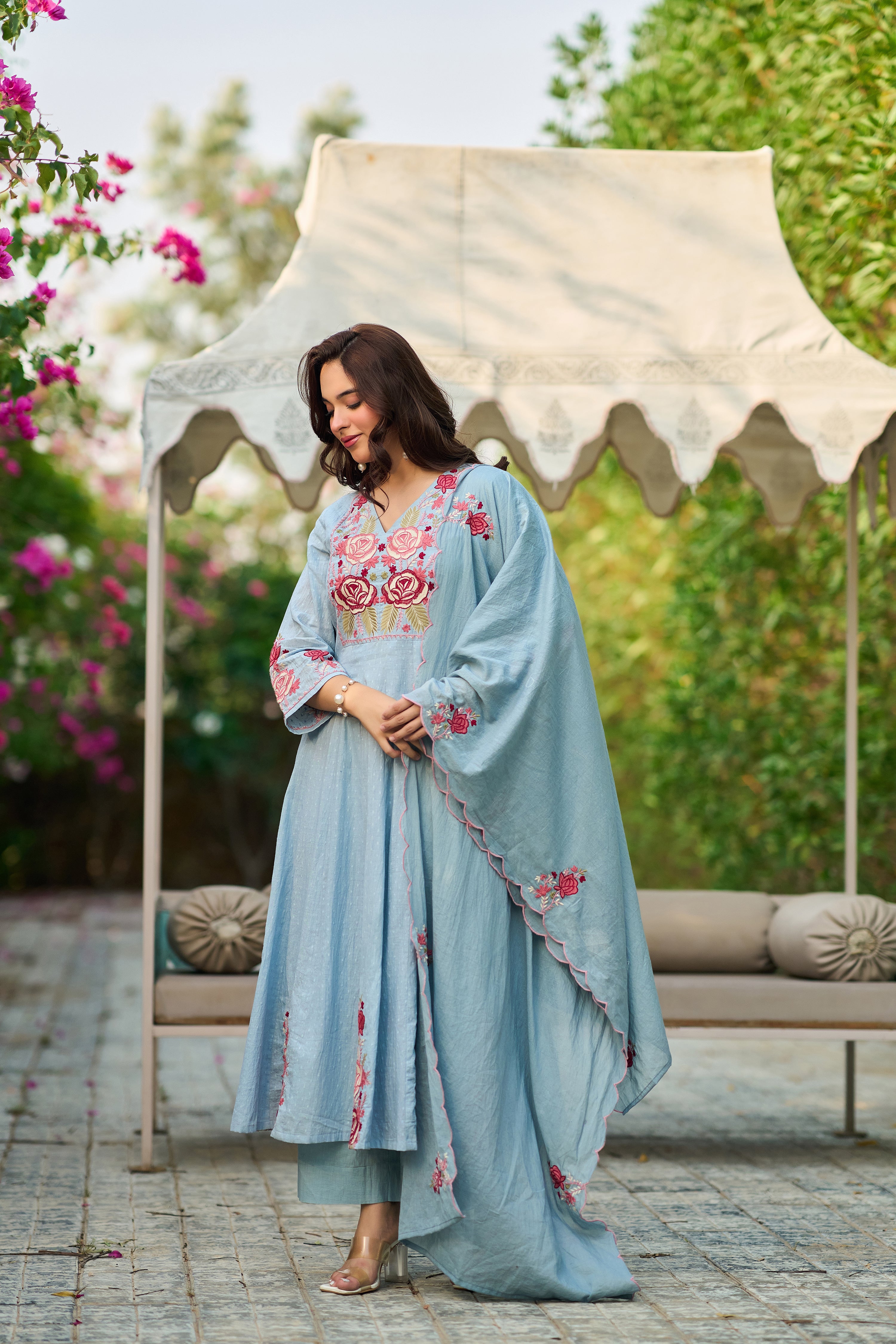 Sky Blossom Suit Set