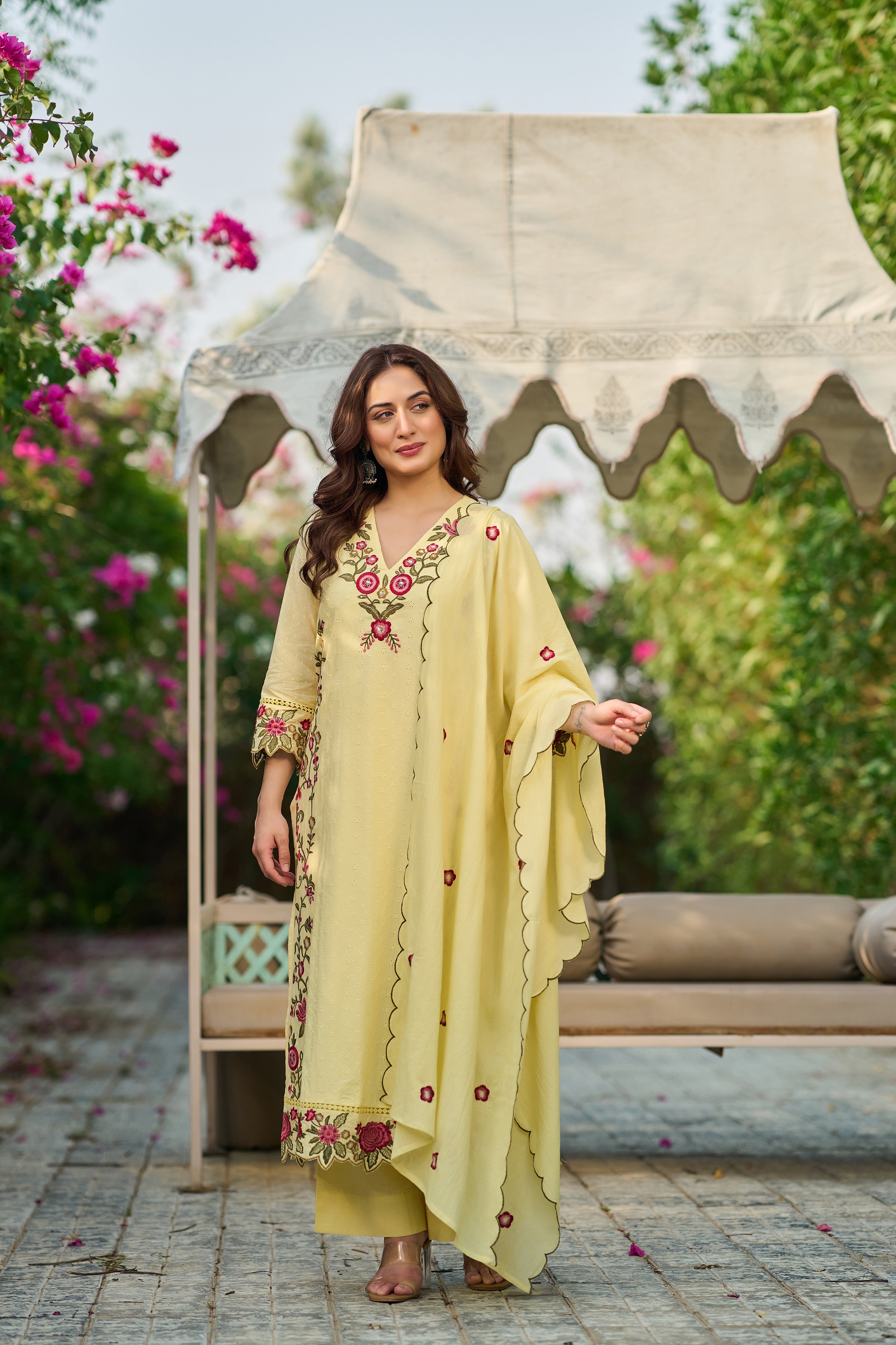 Lemon Petal Suit Set