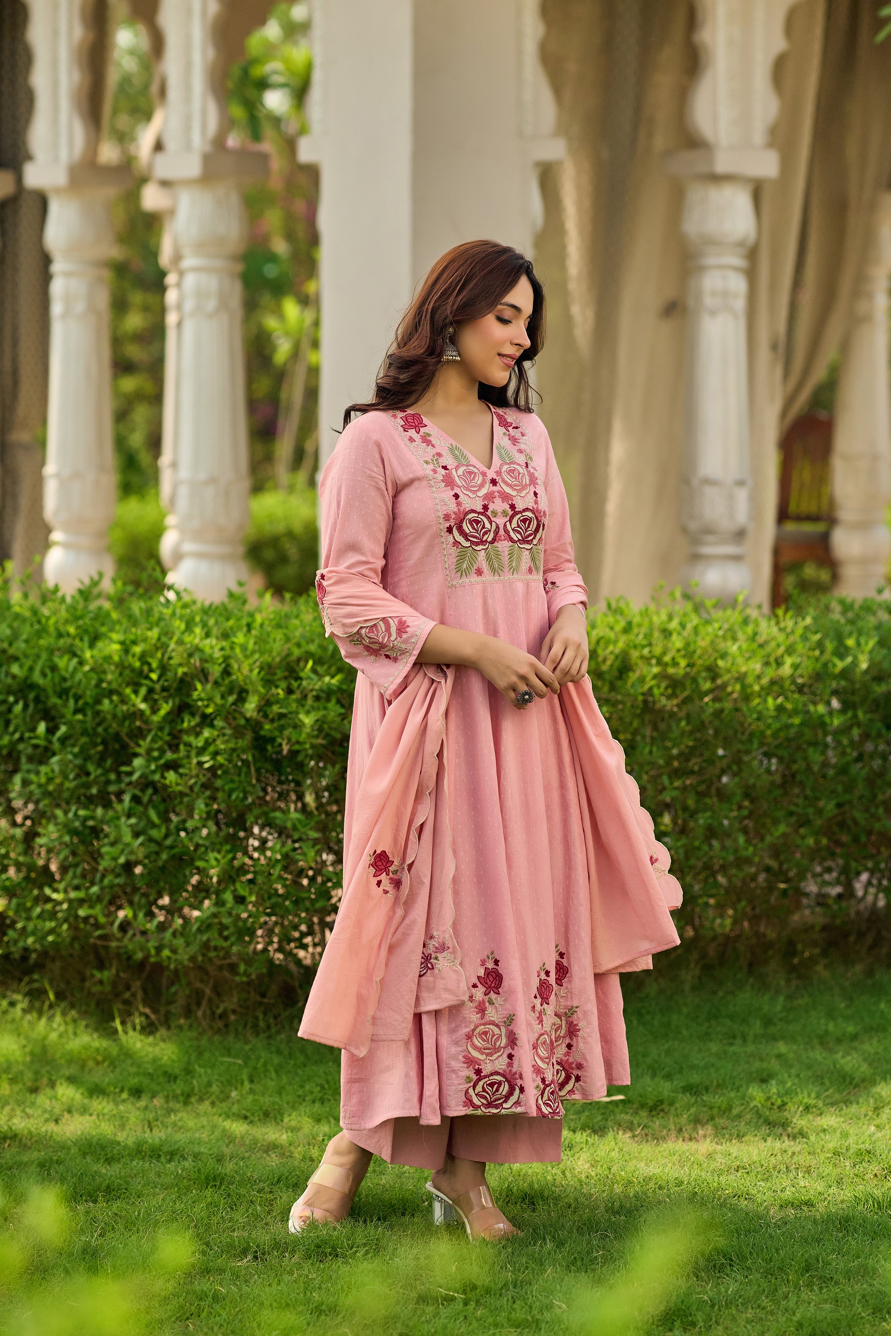 Pink Bloom Suit Set