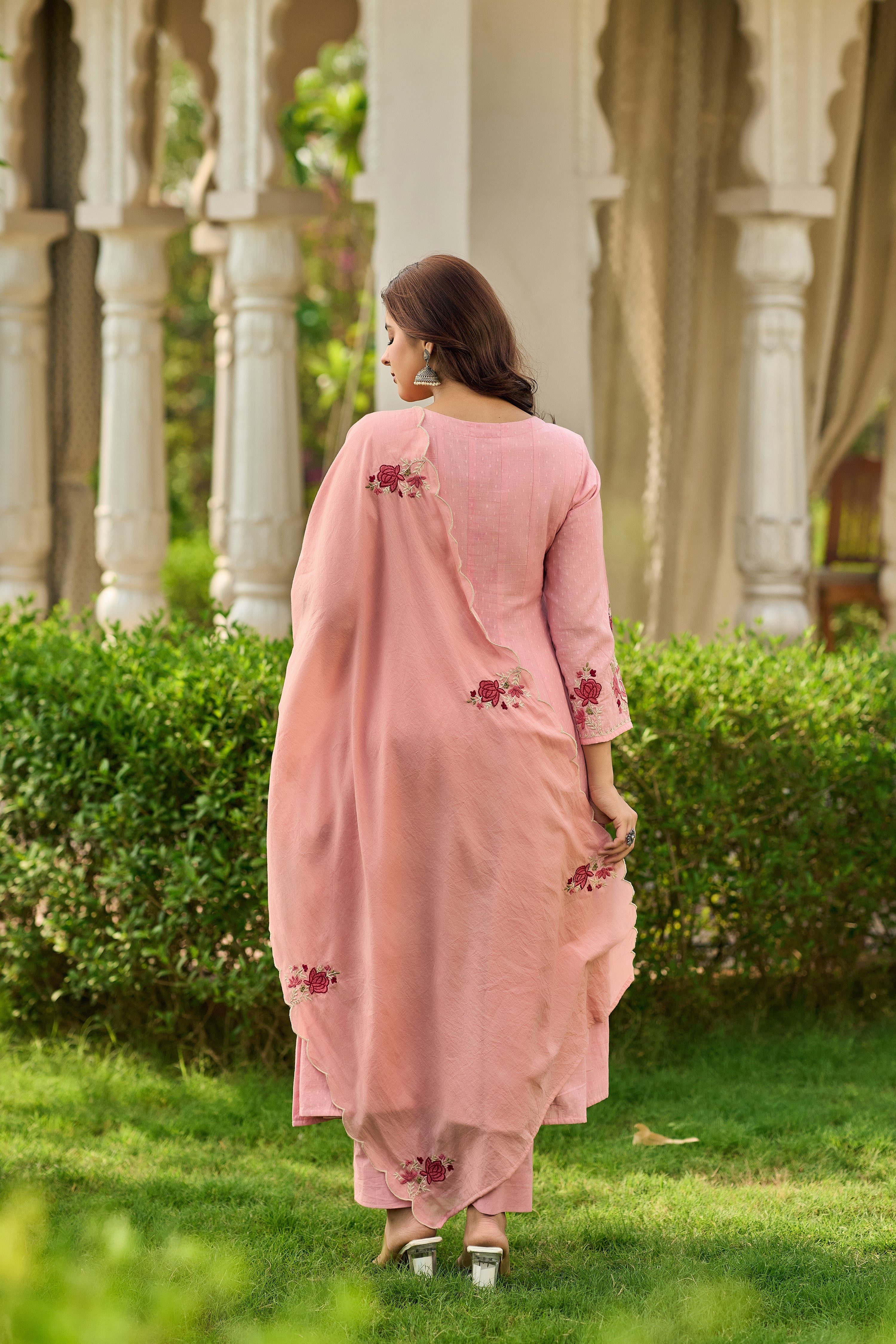 Pink Bloom Suit Set