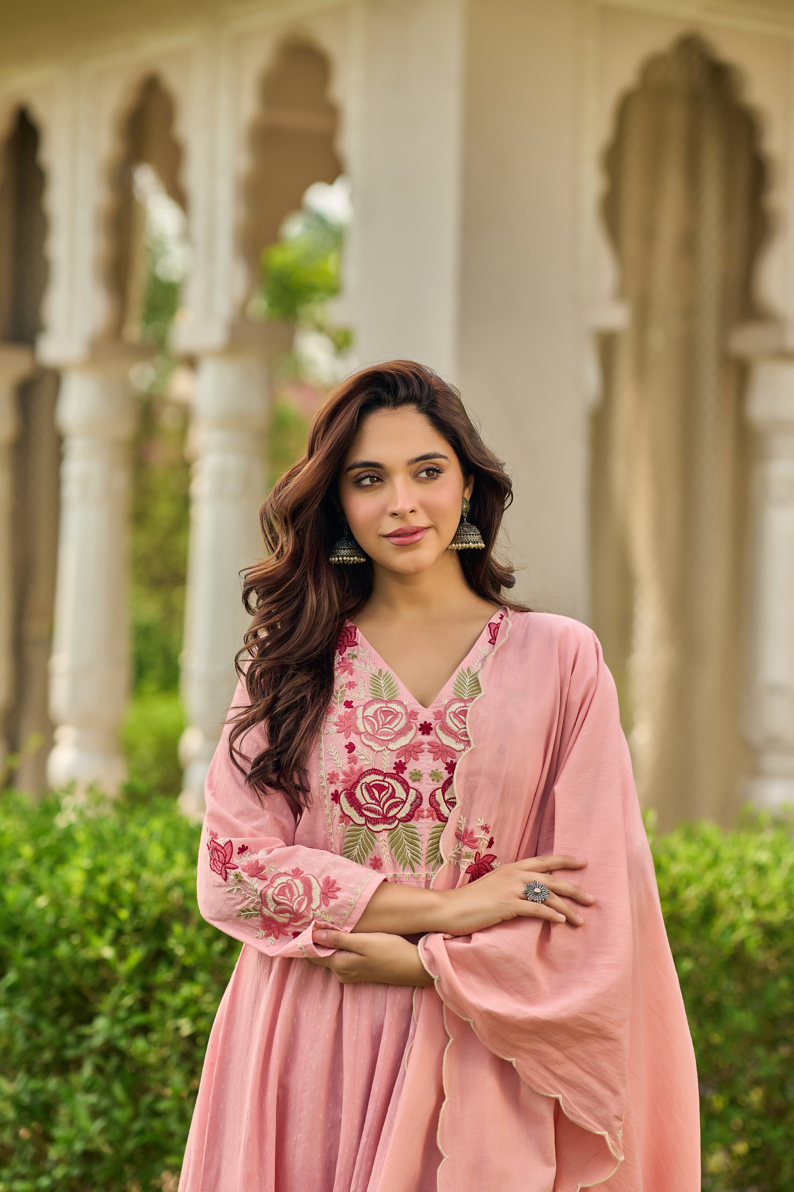 Pink Bloom Suit Set