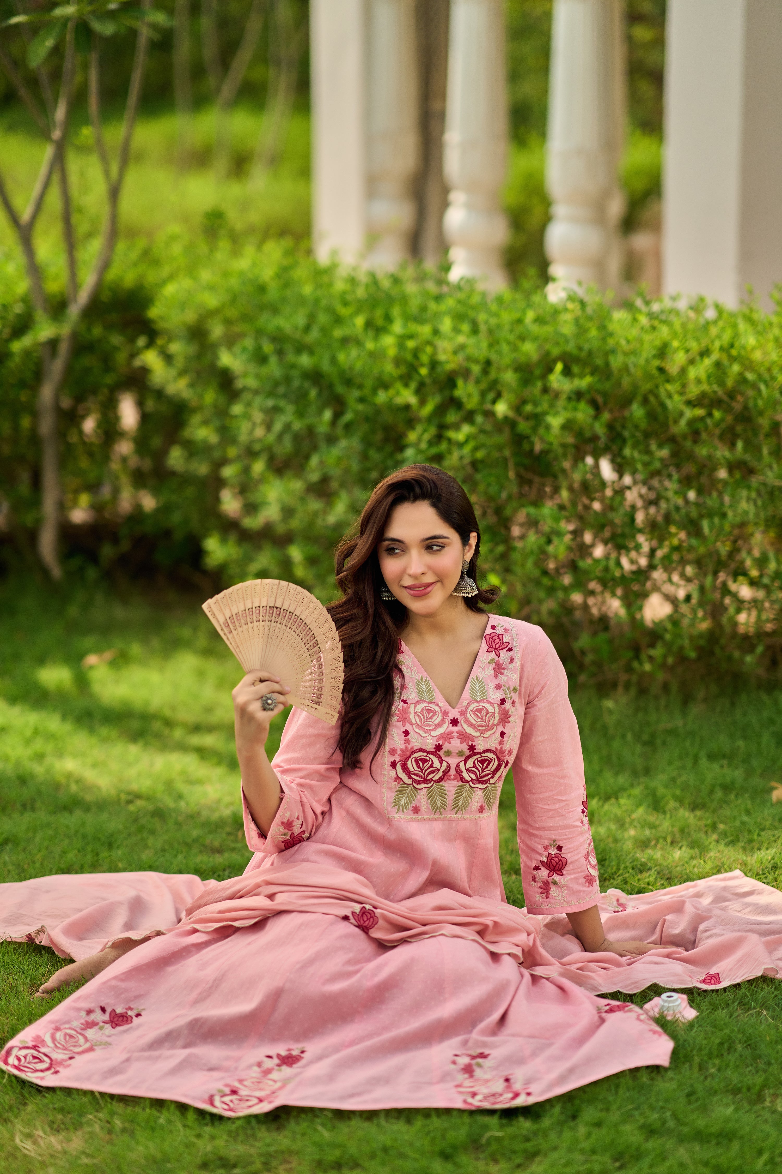 Pink Bloom Suit Set