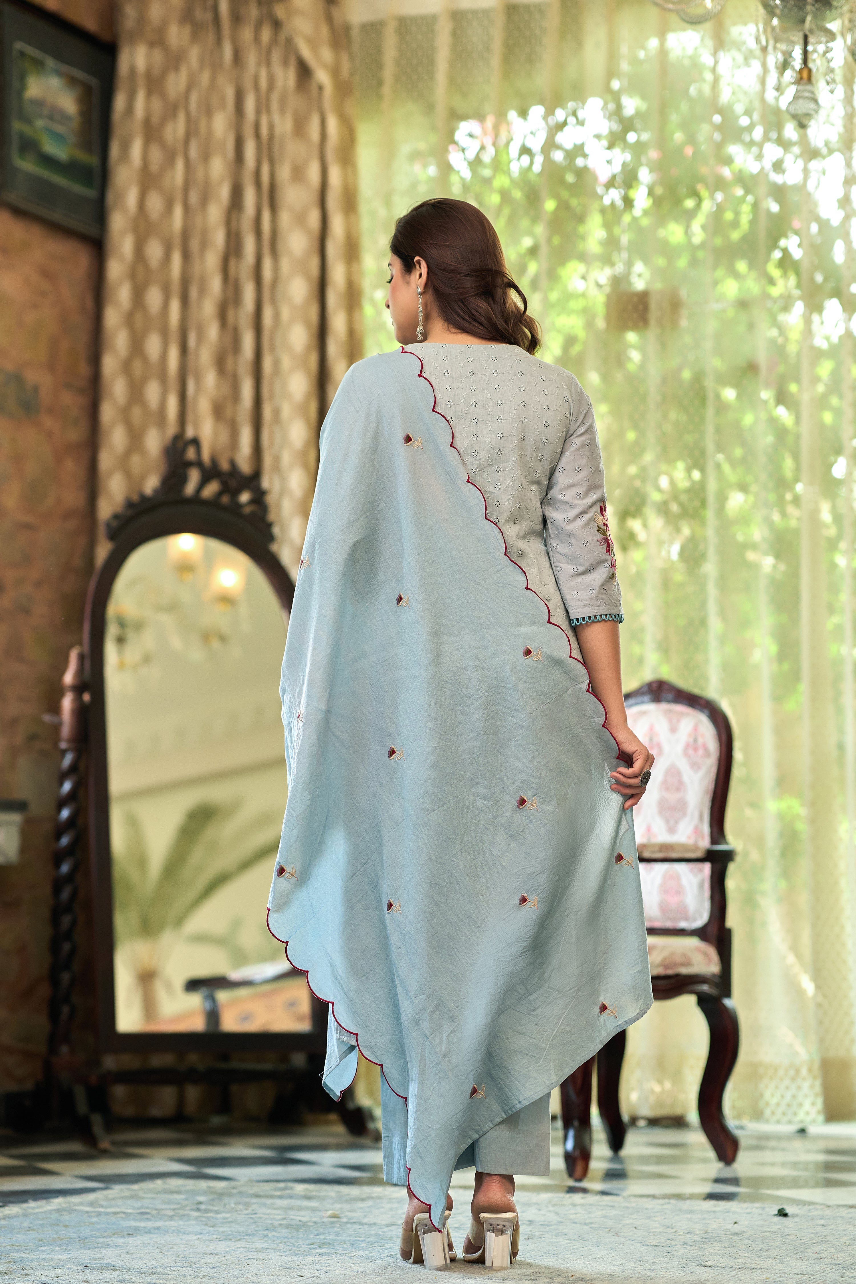 Floral Whisper Suit Set
