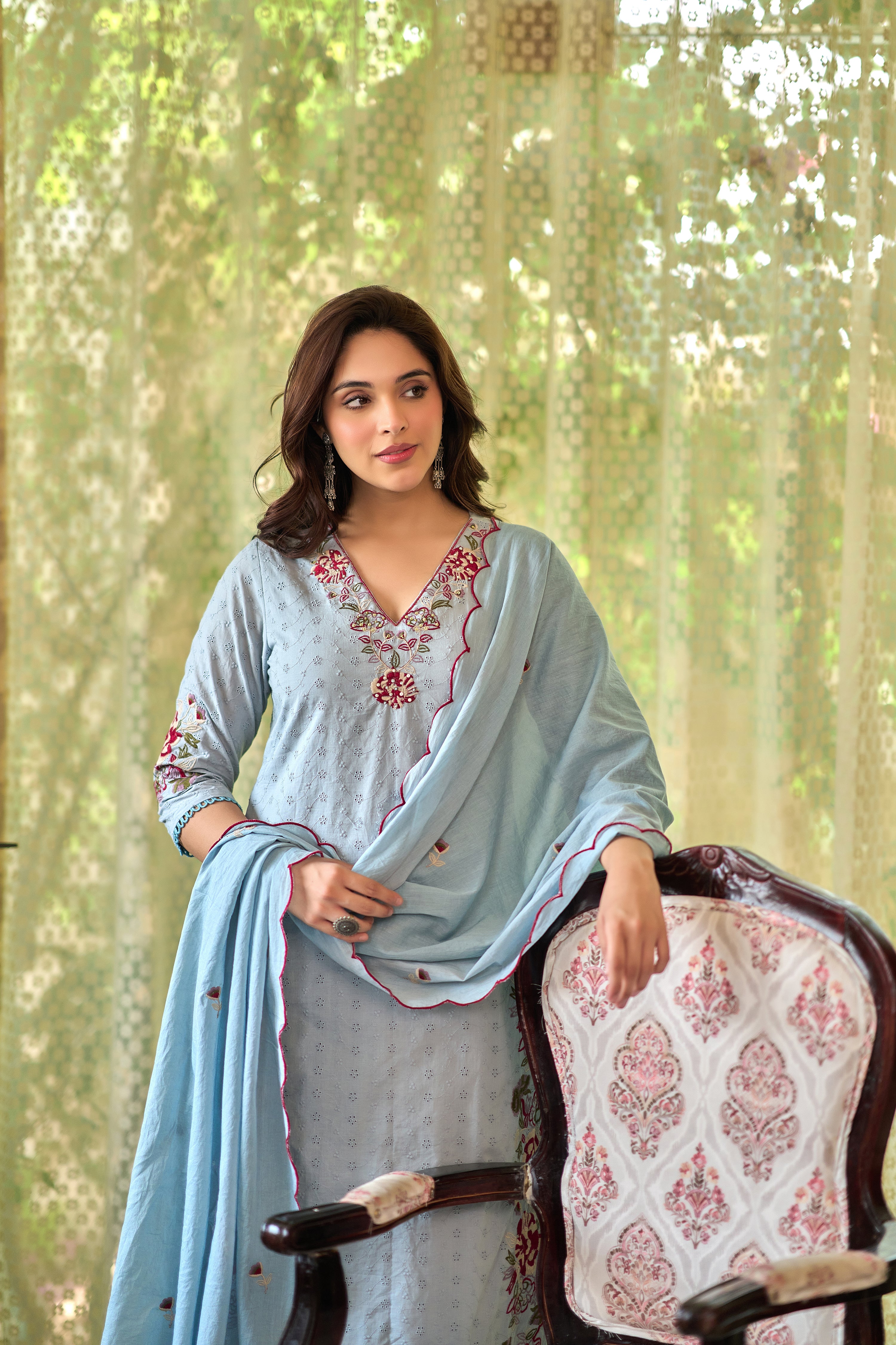 Floral Whisper Suit Set