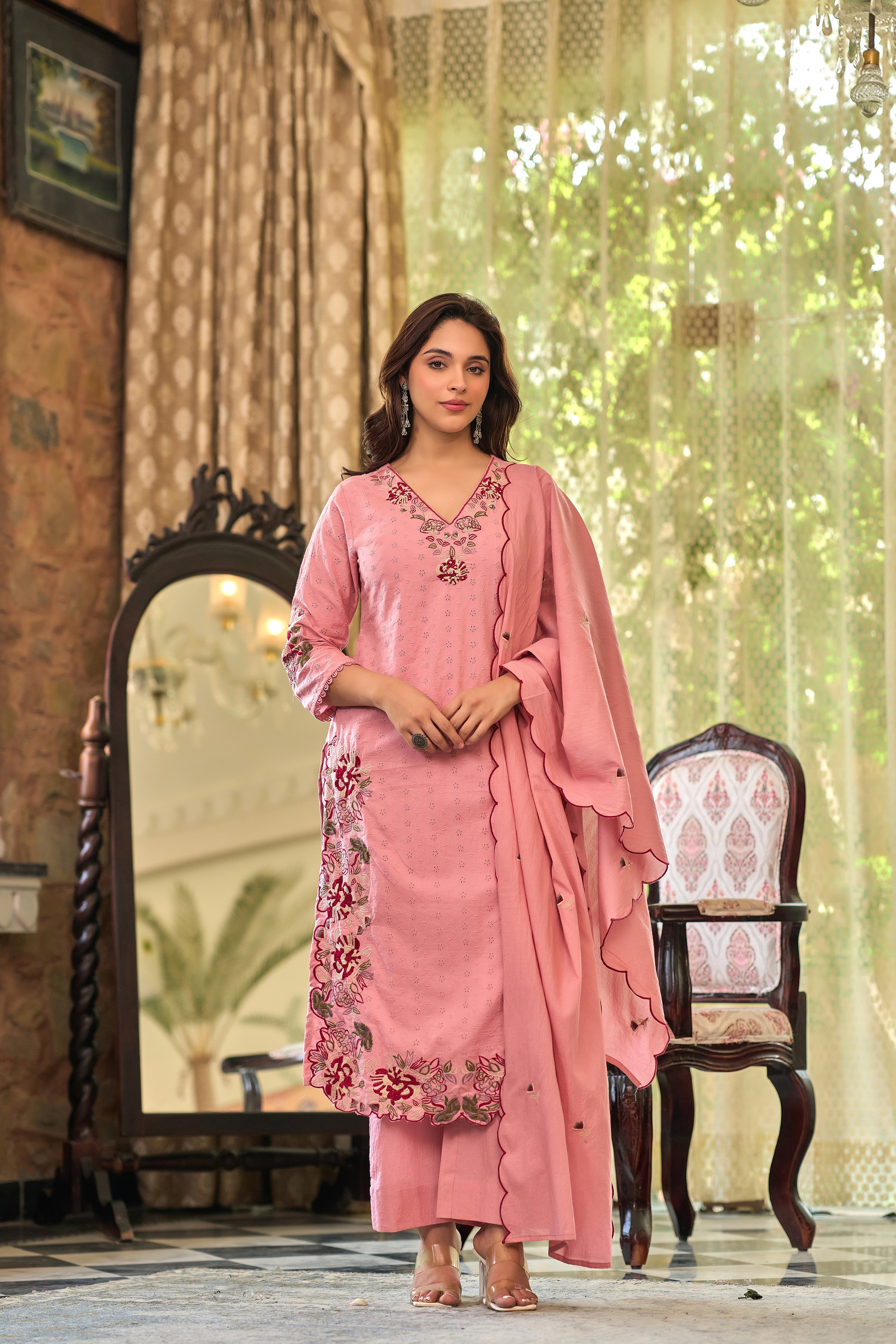 Floral Whisper Suit Set