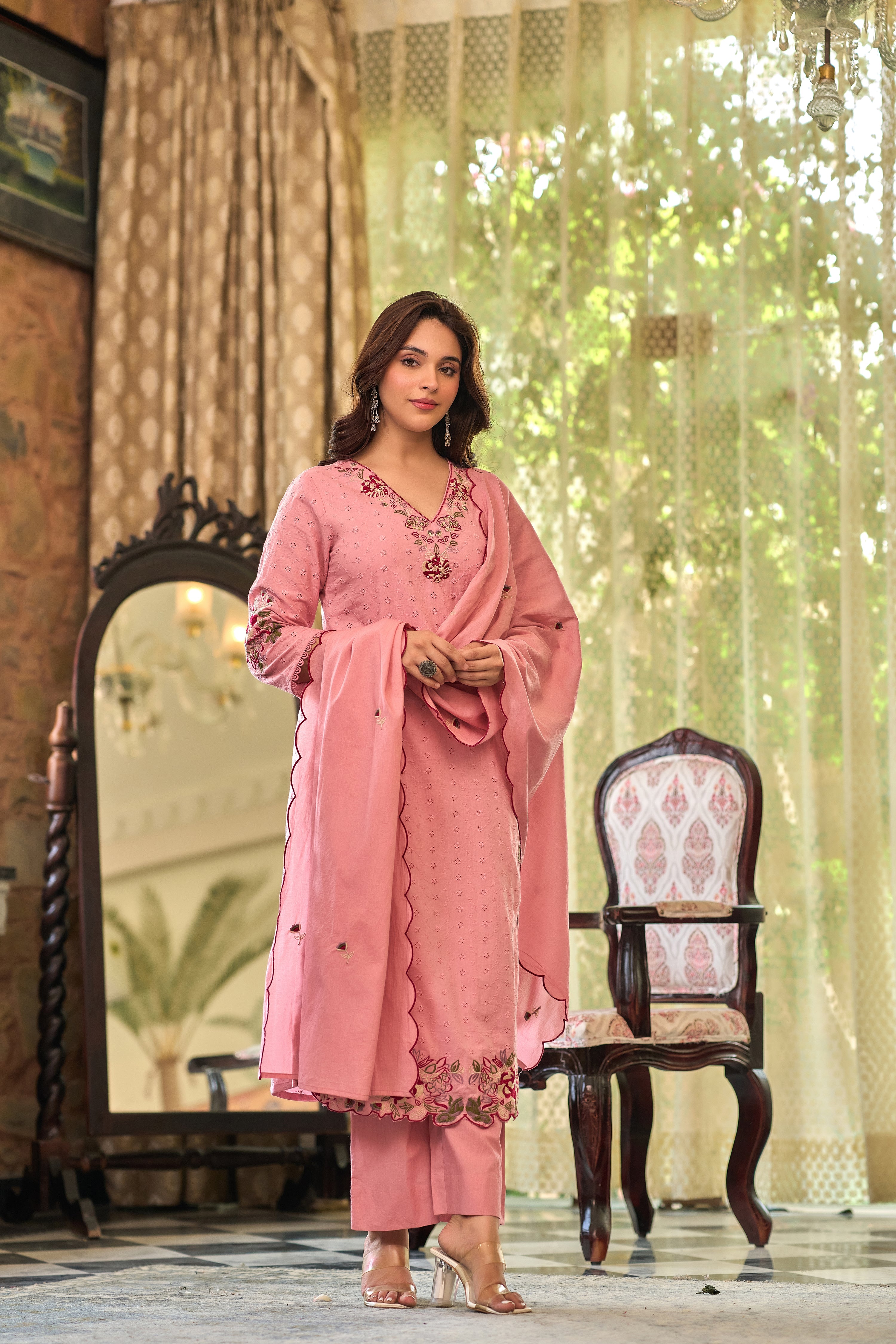 Floral Whisper Suit Set