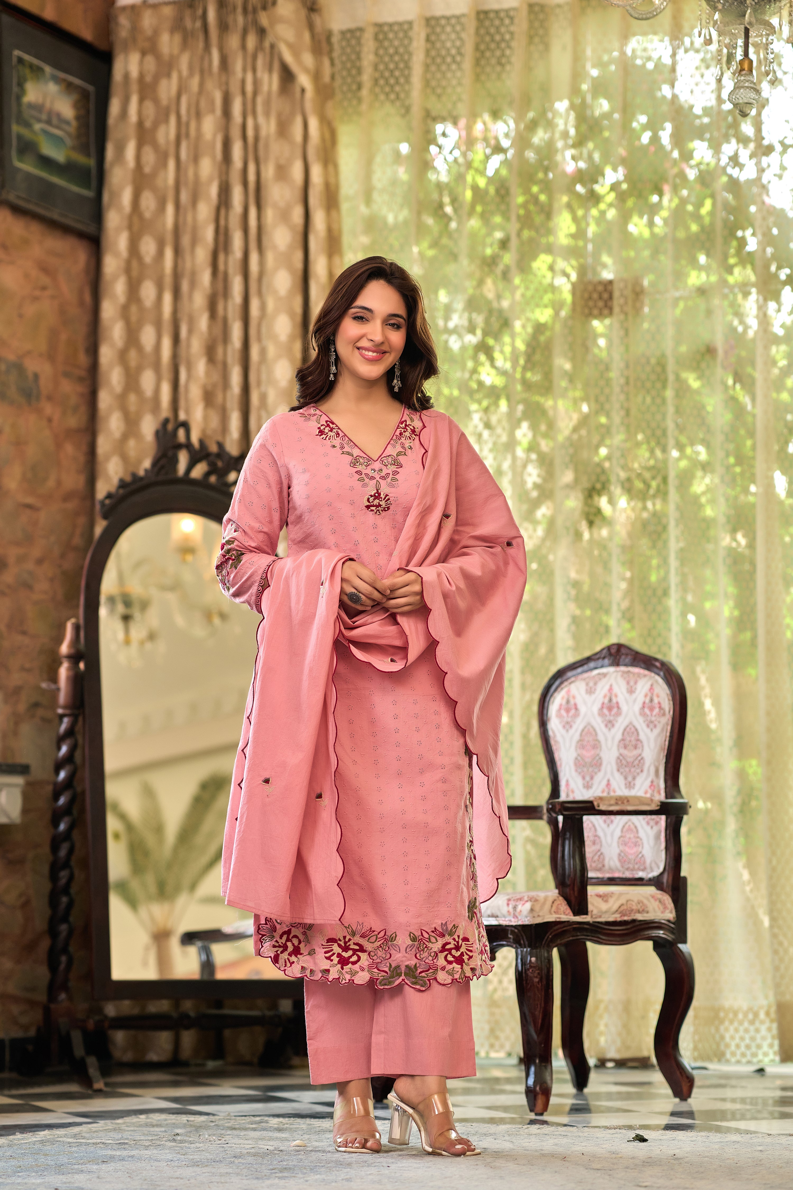 Floral Whisper Suit Set