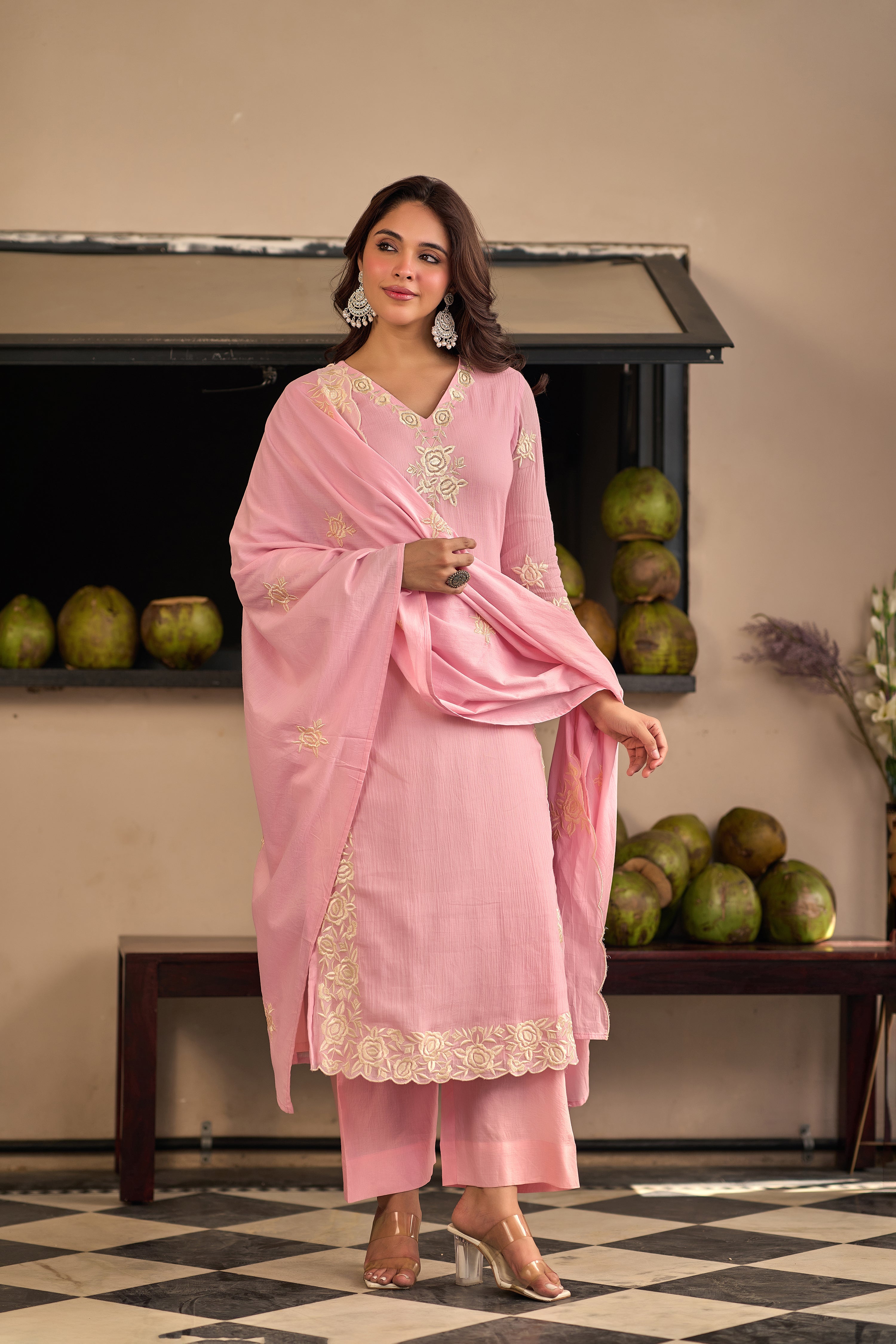 Blush Petal Suit Set