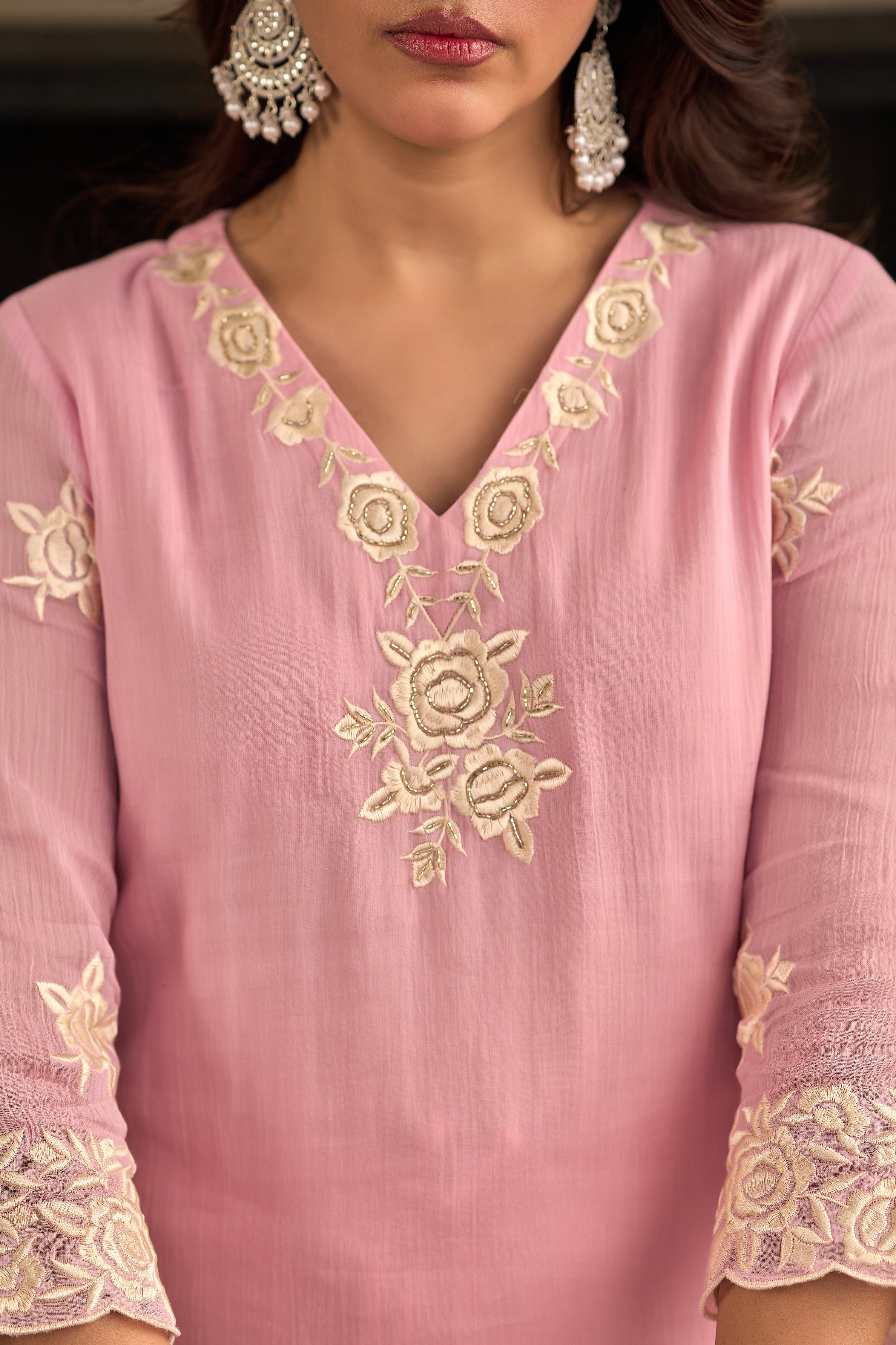 Blush Petal Suit Set