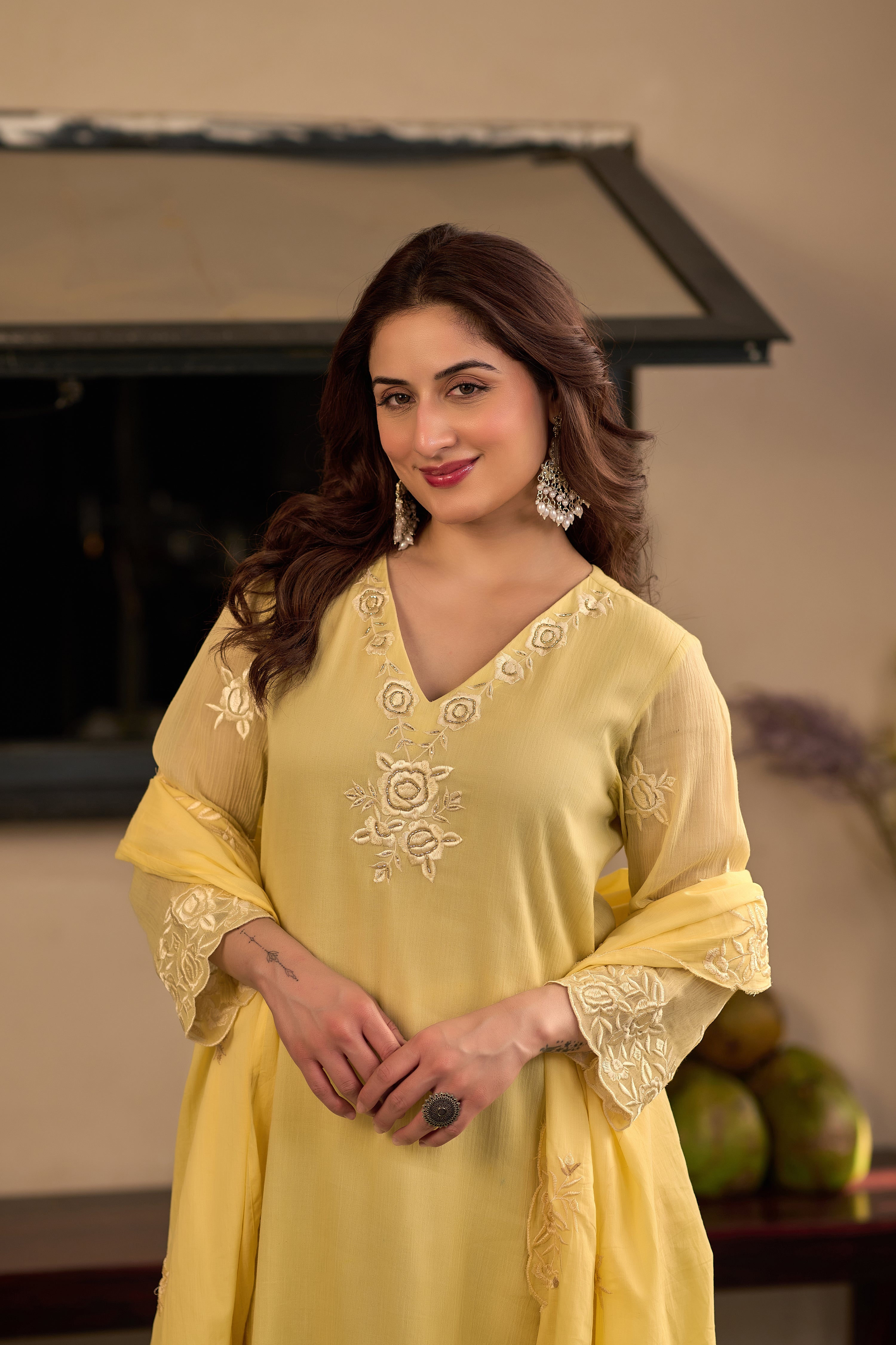 Lemon Petal Suit Set