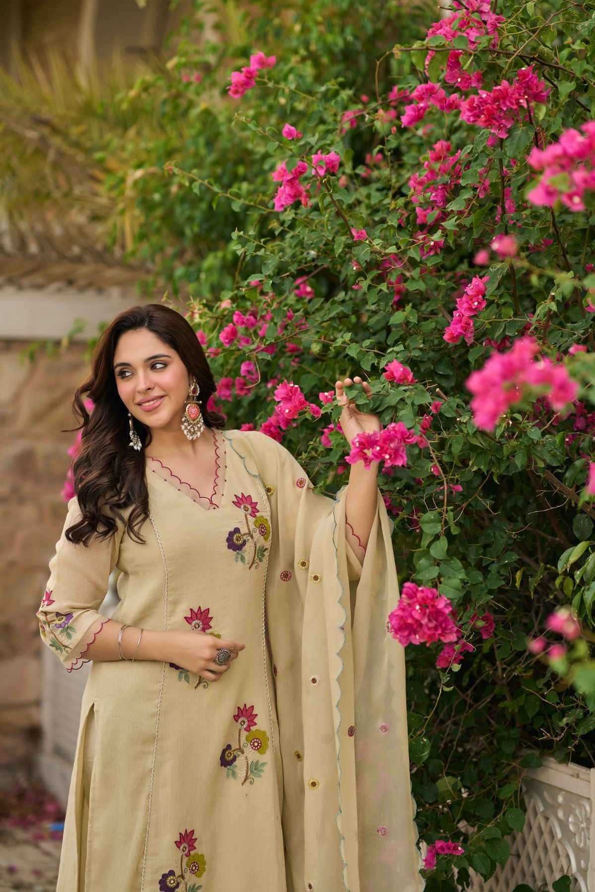 Sand Beige Suit Set
