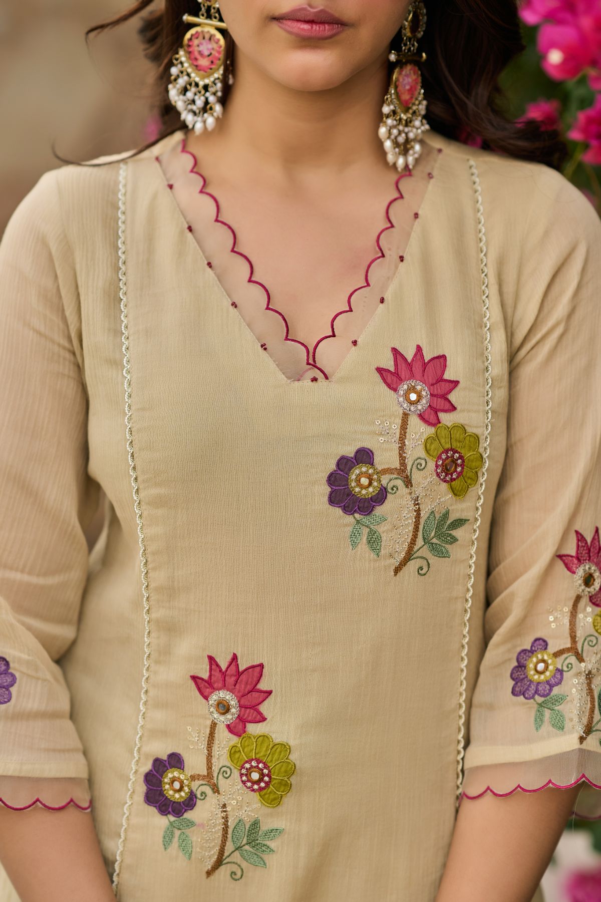 Sand Beige Suit Set