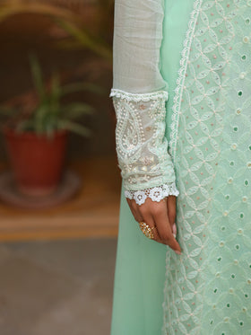 Frosty Green kurta Set
