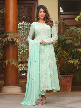 Frosty Green kurta Set