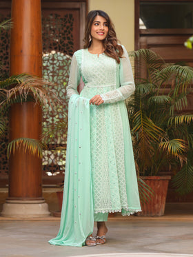 Frosty Green kurta Set