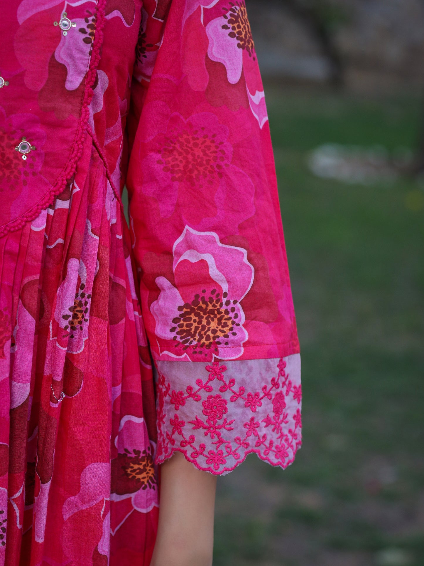 Rani Floral Print Cotton Kurta Set
