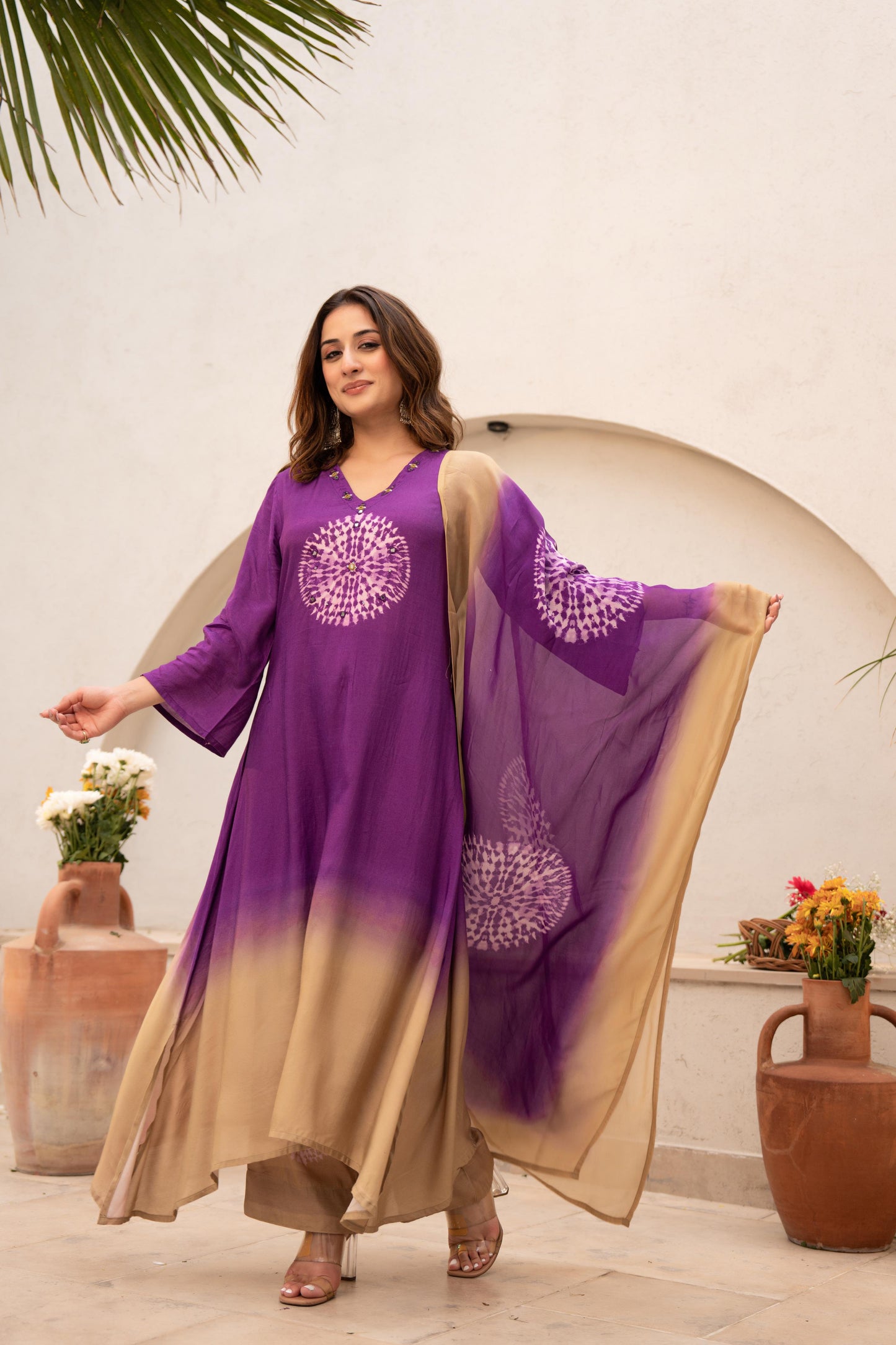 Lavender Bloom Suit Set
