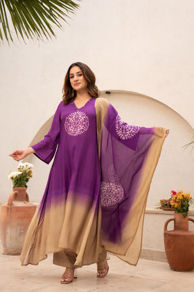 Lavender Bloom Suit Set