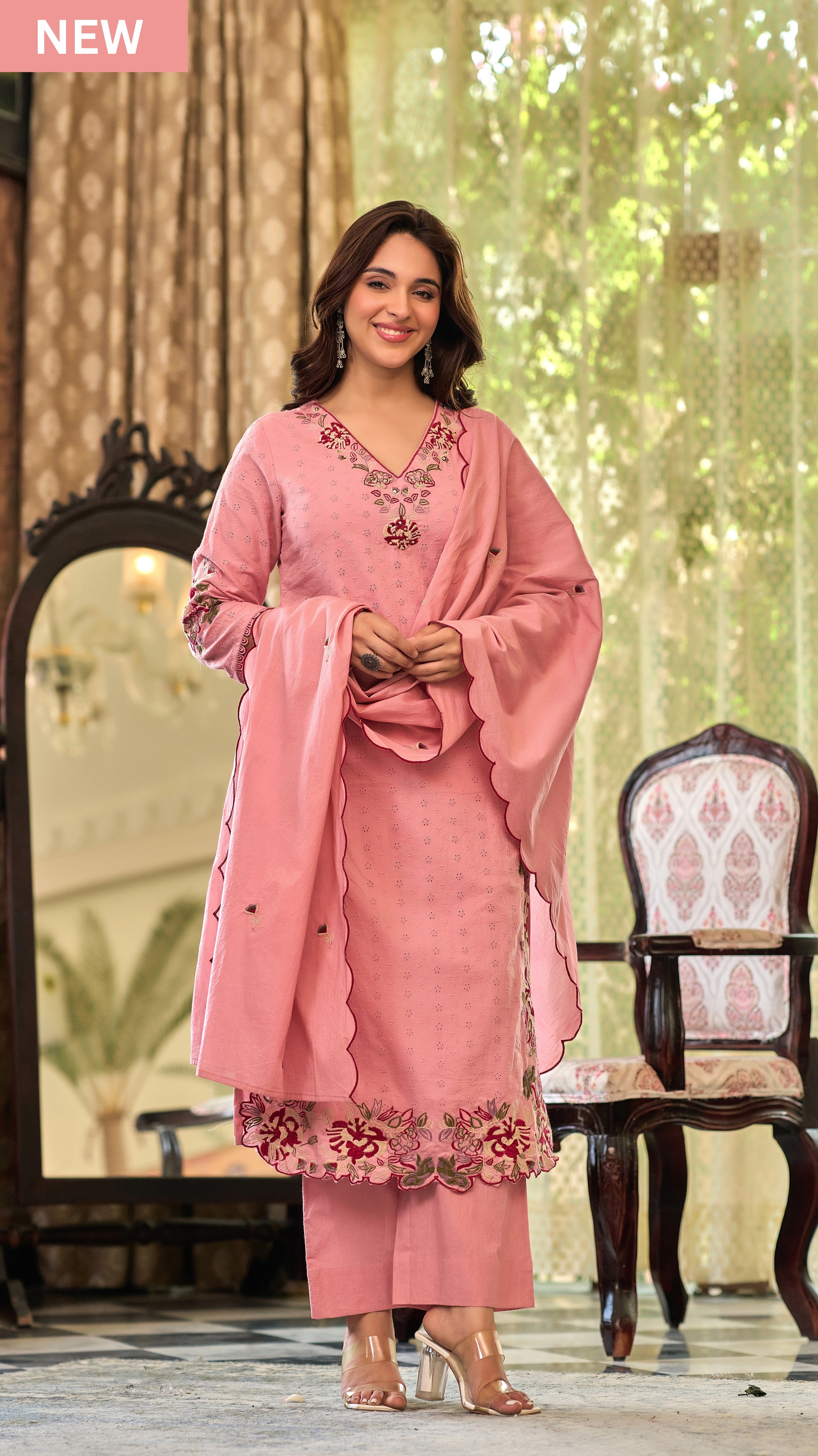 Floral Whisper Suit Set