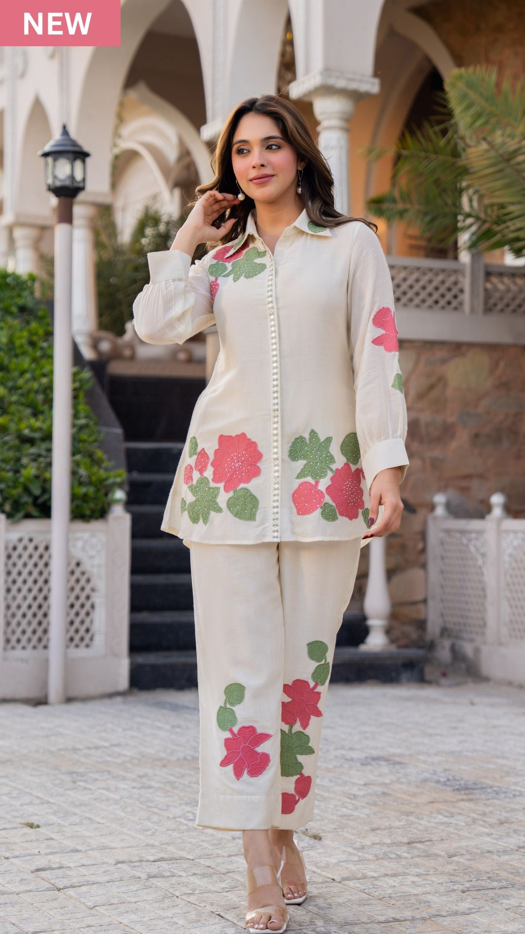 Ivory Blossom Co-ord Set