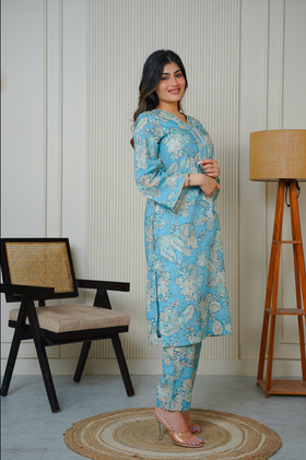 Sky Blue Kurta Set