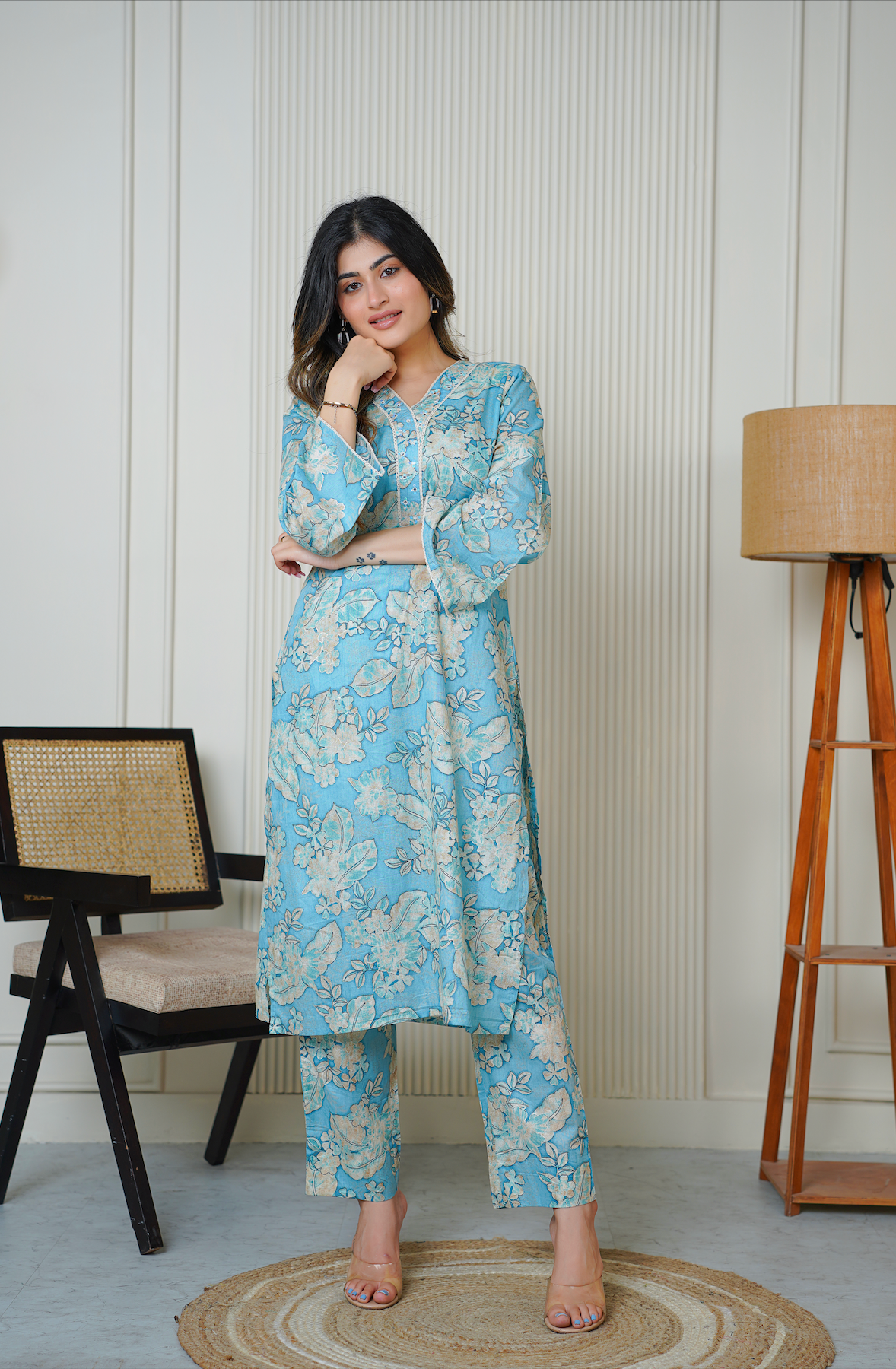 Sky Blue Kurta Set