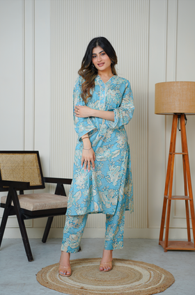 Sky Blue Kurta Set