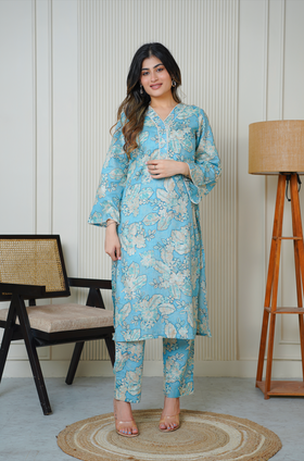 Sky Blue Kurta Set