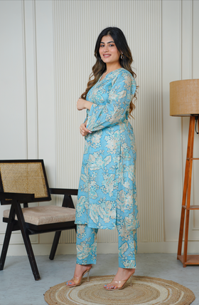 Sky Blue Kurta Set