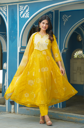 Tuscan Sun Yellow Suit Set