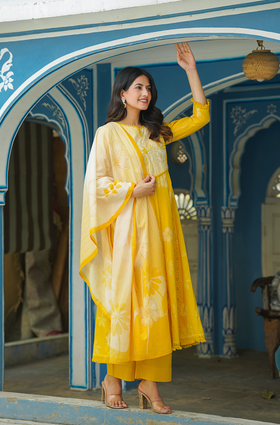 Tuscan Sun Yellow Suit Set