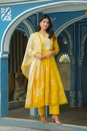 Tuscan Sun Yellow Suit Set