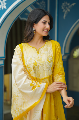 Tuscan Sun Yellow Suit Set