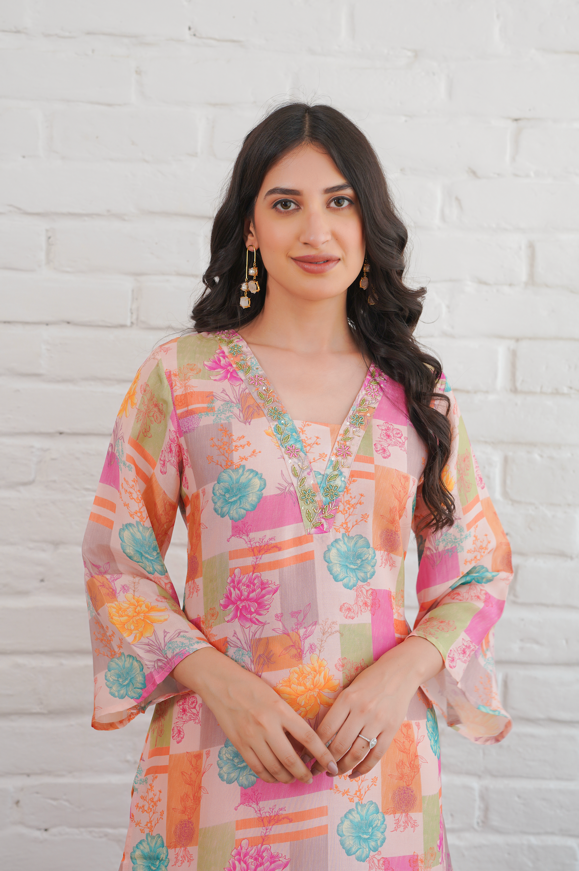 Flamingo Pink Kurta Set