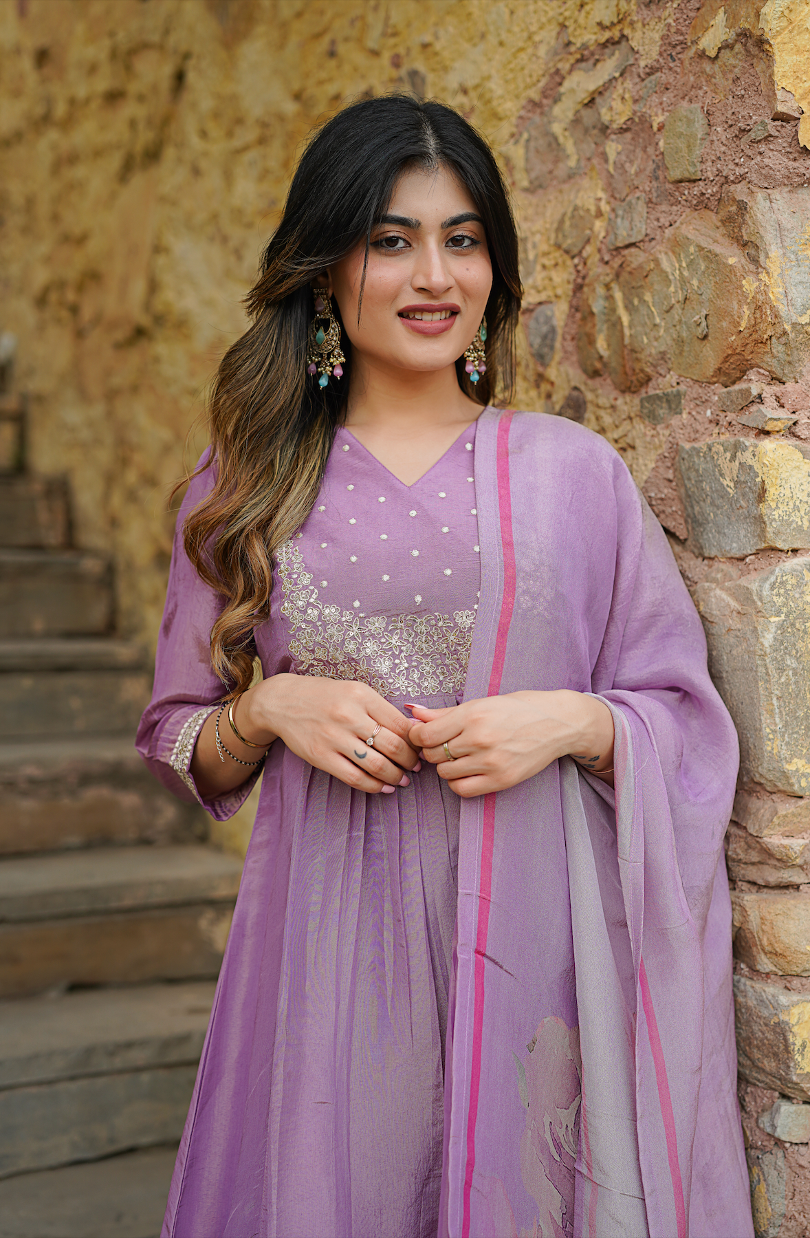 Dark Violet Suit set