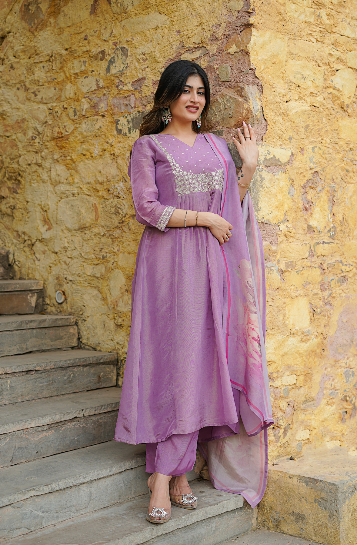 Dark Violet Suit set