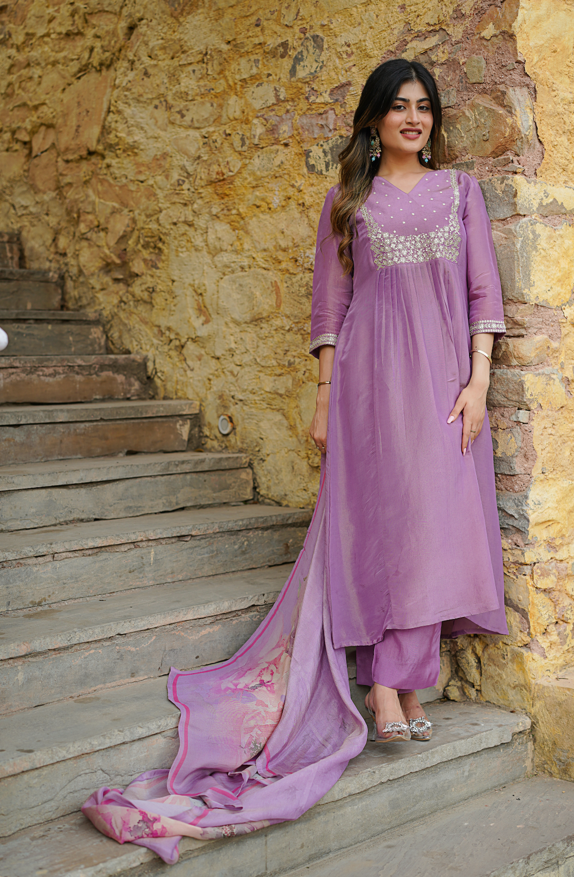 Dark Violet Suit set