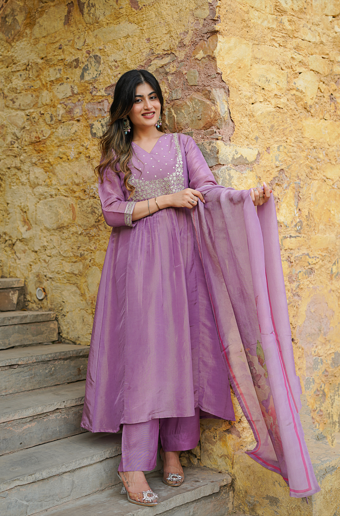 Dark Violet Suit set