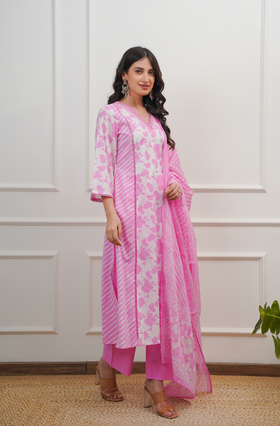 Rose Pink suit set