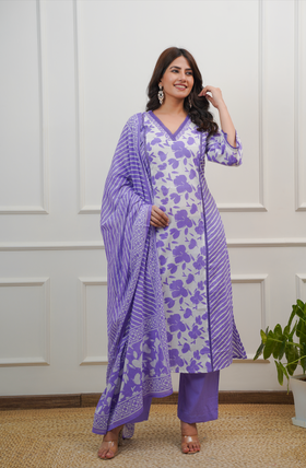 Iris Purple Suit Set
