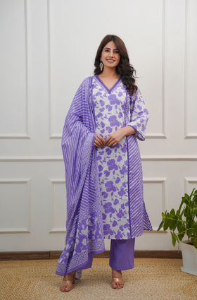 Iris Purple Suit Set
