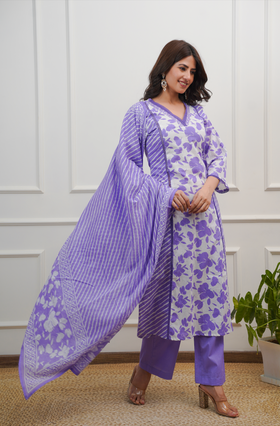 Iris Purple Suit Set