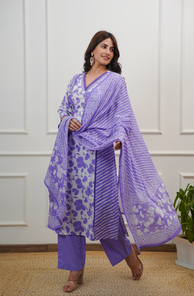 Iris Purple Suit Set