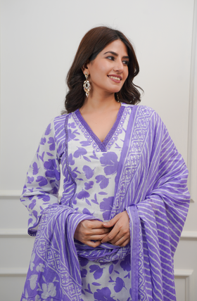 Iris Purple Suit Set