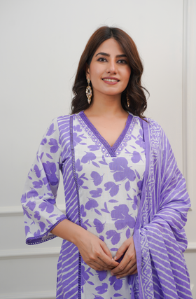 Iris Purple Suit Set