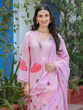 Helio Purple Suit Set