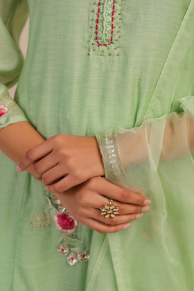 Minted Majesty A-Line Suit Set