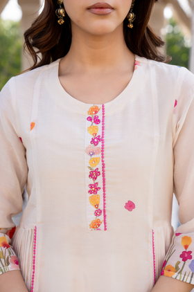 Floral Grace Cotton Suit Set