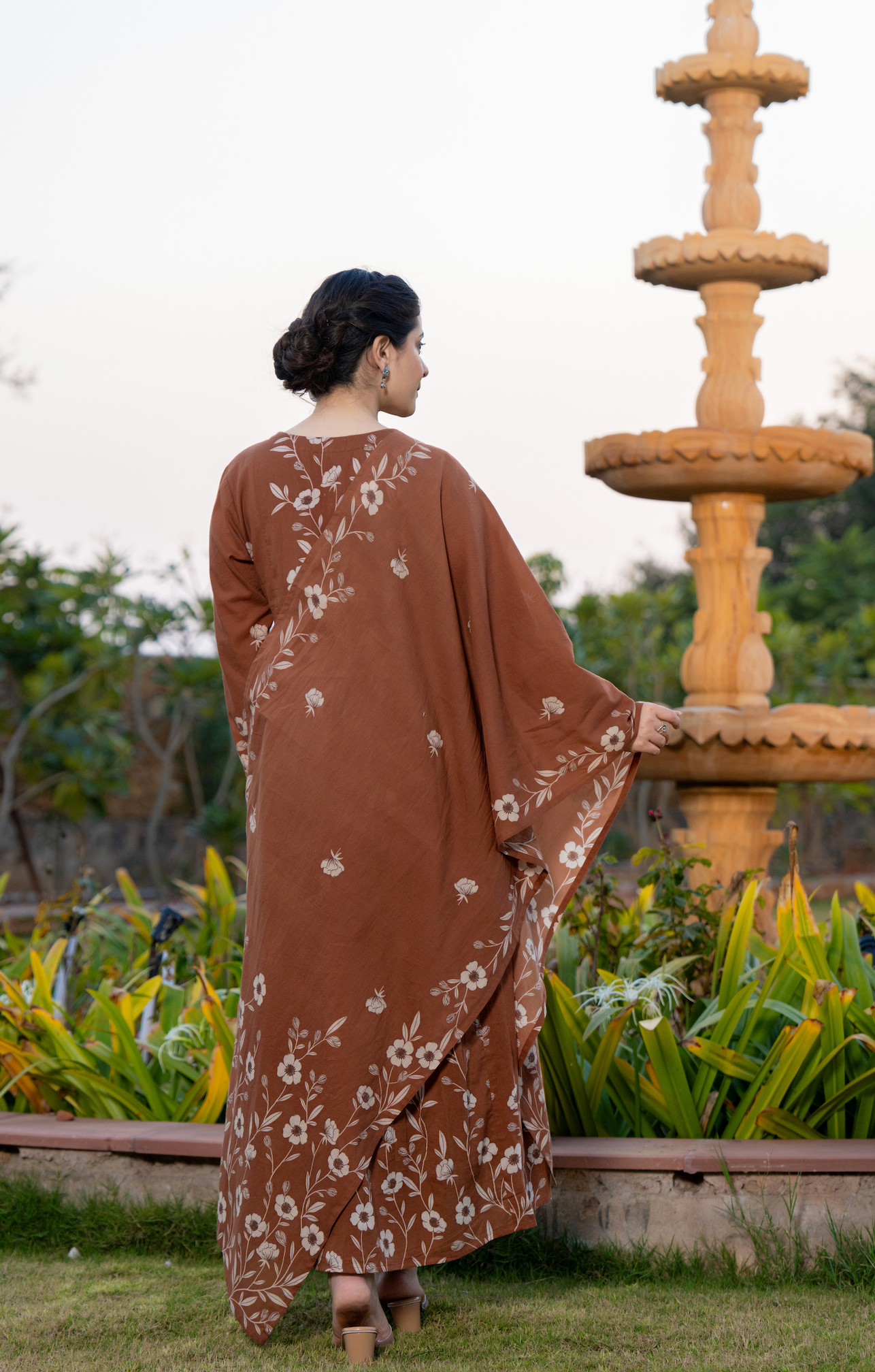 Cinnamon Bloom Cotton Suit Set