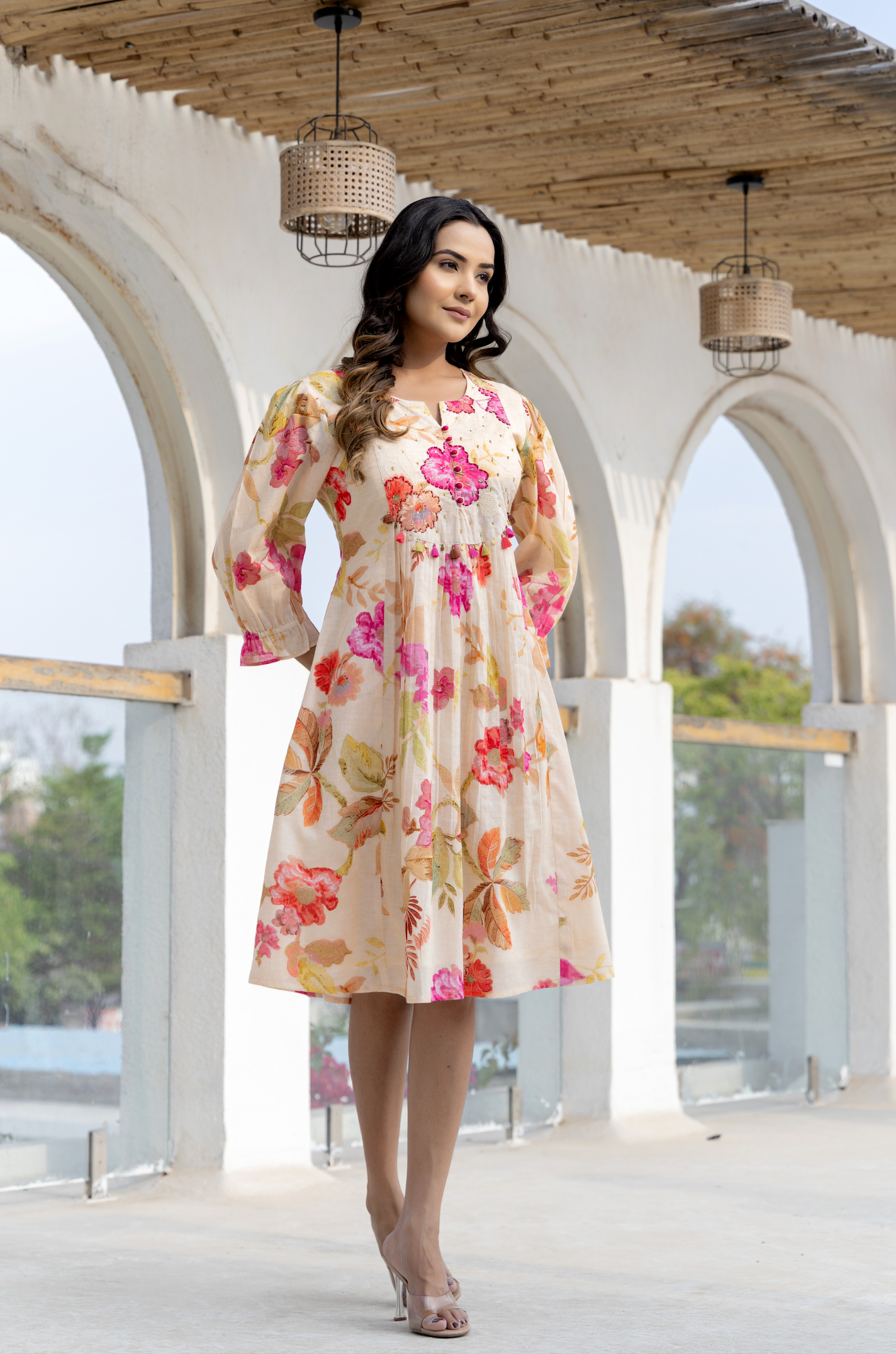 Flora Luxe Cotton Tunic